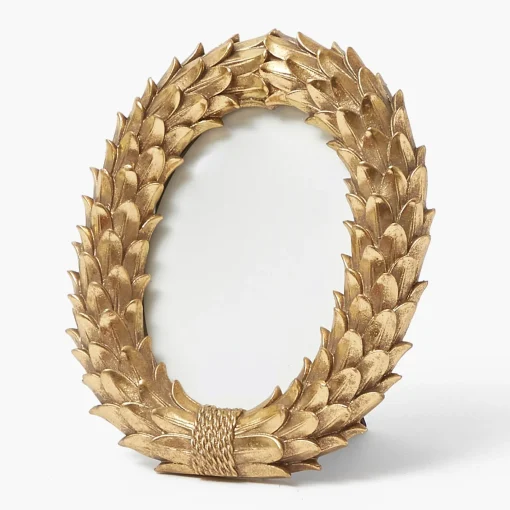 For Her | For The Millenial<Mrs. Alice Odette Oval Gold Photo Frame - 5"x7"
