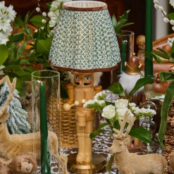 Lampshades<Mrs. Alice Olive & Chocolate Lotus Lampshade (18cm)