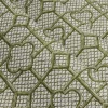 Serena Fresson Fabrics<Mrs. Alice Olive Green Bamboo Trellis Fabric