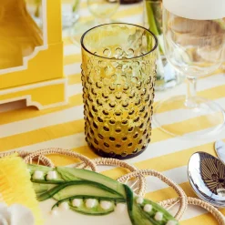 Glasses<Mrs. Alice Olive Green Hobnail Glasses (Set of 6)