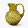Jugs<Mrs. Alice Olive Green Hobnail Jug