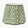 Lampshades<Mrs. Alice Olive Green Ikat Lampshade (40cm)