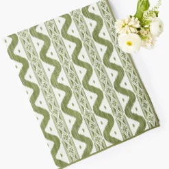 Tablecloths | For The Hostess<Mrs. Alice Olive Green Ikat Tablecloth