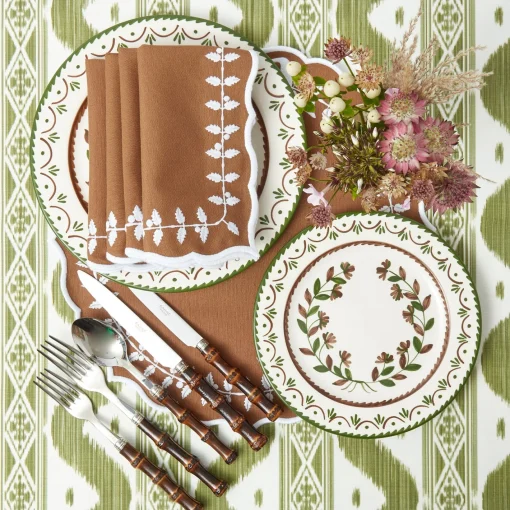 Tablecloths | For The Hostess<Mrs. Alice Olive Green Ikat Tablecloth