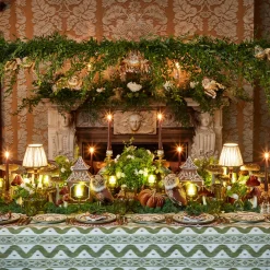 Tablecloths | For The Hostess<Mrs. Alice Olive Green Ikat Tablecloth