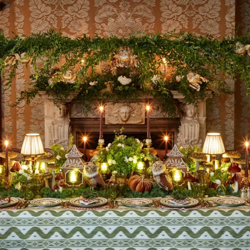 Tablecloths | For The Hostess<Mrs. Alice Olive Green Ikat Tablecloth