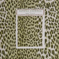 Serena Fresson Fabrics<Mrs. Alice Olive Green Leopard Fabric