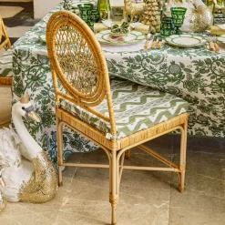 Cushions<Mrs. Alice Olive Ikat Seat Pad Cushions (Set of 4)