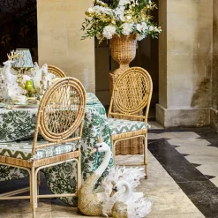 Cushions<Mrs. Alice Olive Ikat Seat Pad Cushion