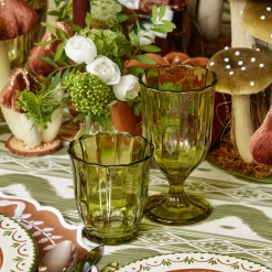 Glasses<Mrs. Alice Olive Scalloped Water Glasses (Set of 6)