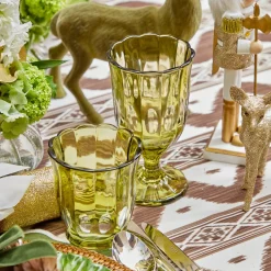 Glasses<Mrs. Alice Olive Scalloped Wine Glasses (Set of 6)