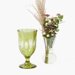 Glasses<Mrs. Alice Olive Scalloped Wine Glasses (Set of 6)