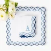 Napkins | Mrs. Alice Monogram<Mrs. Alice Olympia Blue Embroidered Napkins (Set of 4)