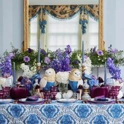 Autumn Decorations<Mrs. Alice Ophelia Blue & Gold Owl (Pair)