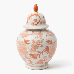 Year-round Decorations<Mrs. Alice Orange Chinoiserie Ginger Jar