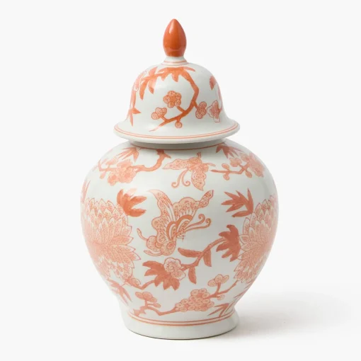 Year-round Decorations<Mrs. Alice Orange Chinoiserie Ginger Jar