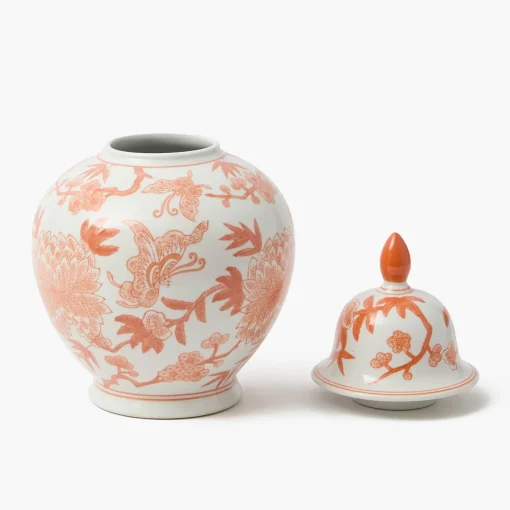 Year-round Decorations<Mrs. Alice Orange Chinoiserie Ginger Jar