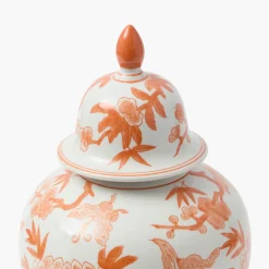 Year-round Decorations<Mrs. Alice Orange Chinoiserie Ginger Jar