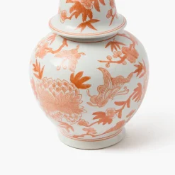 Year-round Decorations<Mrs. Alice Orange Chinoiserie Ginger Jar