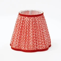 Lampshades<Mrs. Alice Orange Lotus Lampshade (18cm)