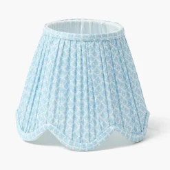 Rechargeable Table Lamps<Mrs. Alice Palm Tree Rechargeable Lamp with Soft Blue Lotus Shade (18cm)