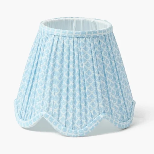 Rechargeable Table Lamps<Mrs. Alice Palm Tree Rechargeable Lamp with Soft Blue Lotus Shade (18cm)