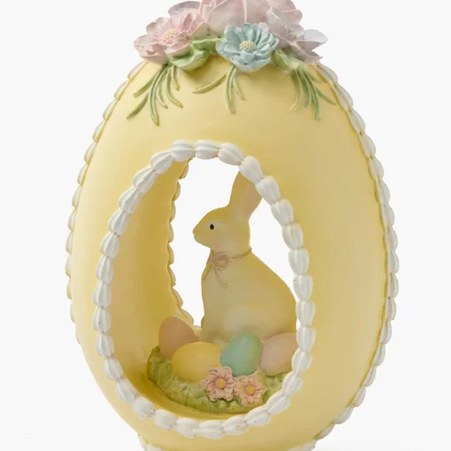 Spring Decorations<Mrs. Alice Pastel Bunny in Egg (Set of 3)