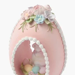 Spring Decorations<Mrs. Alice Pastel Bunny in Egg (Set of 3)