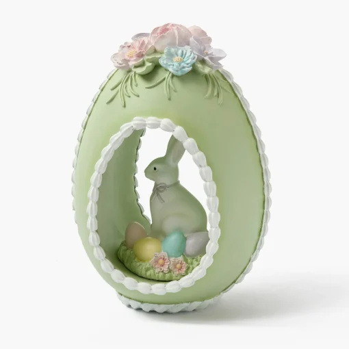 Spring Decorations<Mrs. Alice Pastel Bunny in Egg (Set of 3)
