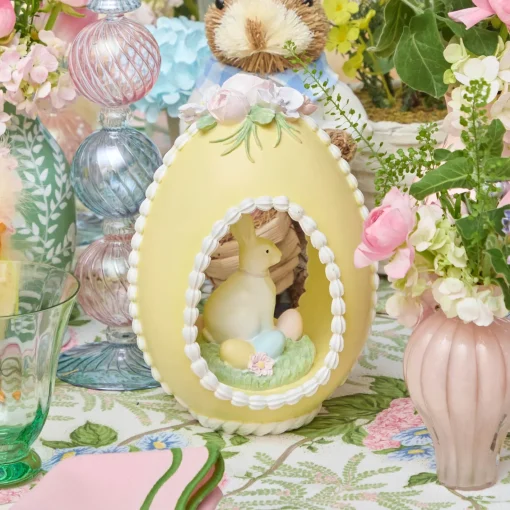Spring Decorations<Mrs. Alice Pastel Bunny in Egg (Set of 3)
