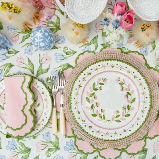 Tablecloths<Mrs. Alice Pastel Tulip Tablecloth