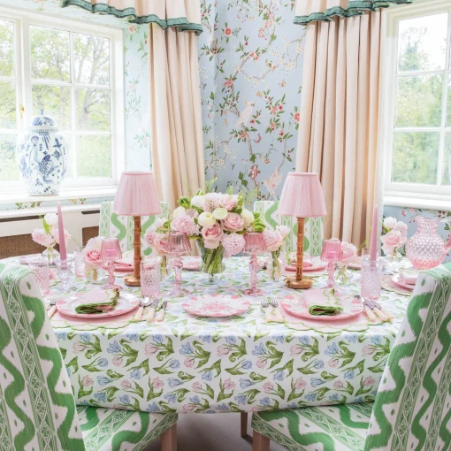 Tablecloths<Mrs. Alice Pastel Tulip Tablecloth