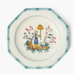 Summer Crockery | Dinner Plates<Mrs. Alice Patricia Bamboo Dinner Plate