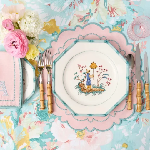 Summer Crockery | Dinner Plates<Mrs. Alice Patricia Bamboo Dinner Plate