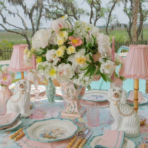 Summer Crockery | Starter Plates<Mrs. Alice Patricia Blue Bamboo Starter Plate