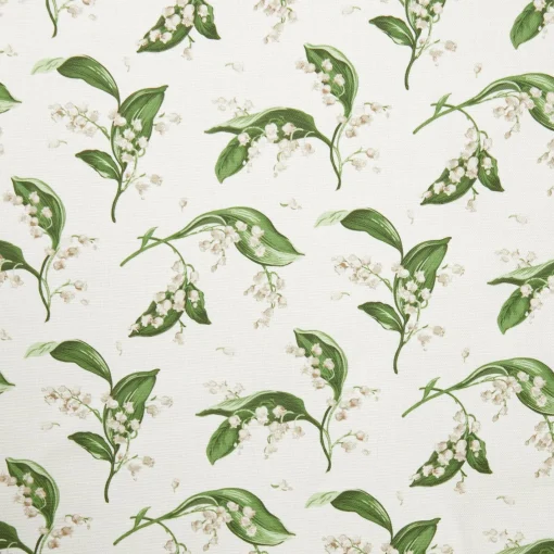 Serena Fresson Fabrics<Mrs. Alice Pebble Lily of the Valley Fabric