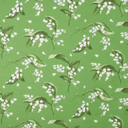 Serena Fresson Fabrics<Mrs. Alice Pebble Lily of the Valley Fabric