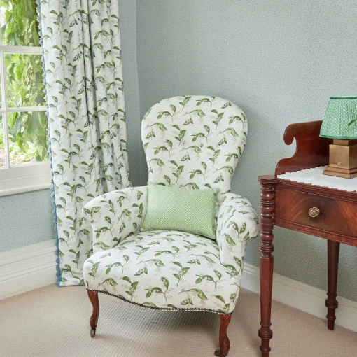 Serena Fresson Fabrics<Mrs. Alice Pebble Lily of the Valley Fabric