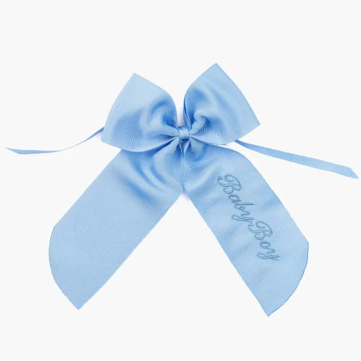 Napkin Rings & Bows | Mrs. Alice Monogram<Mrs. Alice Personalisable Blue Grosgrain Bow