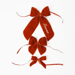 Napkin Rings & Bows | Mrs. Alice Monogram<Mrs. Alice Personalisable Burnt Orange Bow