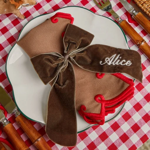 Napkin Rings & Bows | Mrs. Alice Monogram<Mrs. Alice Personalisable Chocolate Bow