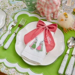 Napkin Rings & Bows | Mrs. Alice Monogram<Mrs. Alice Personalisable Dusty Pink Bow