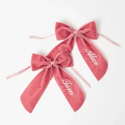 Napkin Rings & Bows | Mrs. Alice Monogram<Mrs. Alice Personalisable Dusty Pink Bow