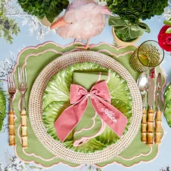 Napkin Rings & Bows | Mrs. Alice Monogram<Mrs. Alice Personalisable Dusty Pink Bow