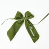 Napkin Rings & Bows | Mrs. Alice Monogram<Mrs. Alice Personalisable Forest Green Bow