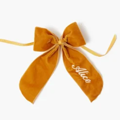 Napkin Rings & Bows | Mrs. Alice Monogram<Mrs. Alice Personalisable Mustard Bow