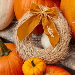 Napkin Rings & Bows | Mrs. Alice Monogram<Mrs. Alice Personalisable Mustard Bow