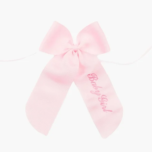 Napkin Rings & Bows | Mrs. Alice Monogram<Mrs. Alice Personalisable Pink Grosgrain Bow