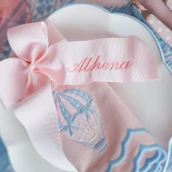 Napkin Rings & Bows | Mrs. Alice Monogram<Mrs. Alice Personalisable Pink Grosgrain Bow