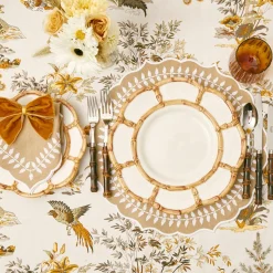 Summer Crockery | Dinner Plates<Mrs. Alice Petal Bamboo Ceramic Dinner Plate